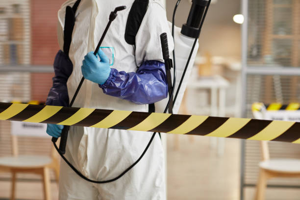 Professional Blood Cleanup technician working in Dawsonville, GA
